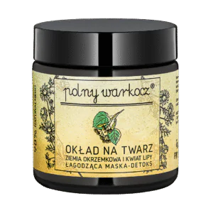 Łagodząca Maska – Detoks Ziemia Okrzemkowa i Kwiat Lipy